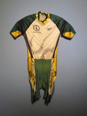 AUSTRALIE (a) MAILLOT DE CYCLISME DE L'ÉQUIPE NATIONALE