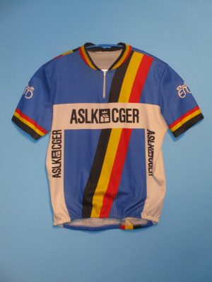 BELGIQUE (c) MAILLOT DE CYCLISME DE L'ÉQUIPE NATIONALE ASLK/CGER
