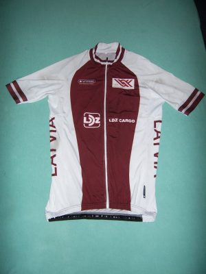 LETTONIE (c) MAILLOT DE CYCLISME DE L'ÉQUIPE NATIONALE